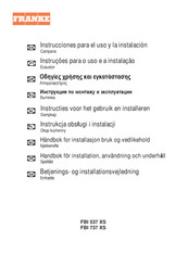 Franke FBI 537 XS Instructies Voor Het Gebruik