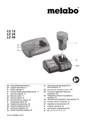 Metabo LC 12 Gebruiksaanwijzing