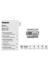 Theben TR 641 S Gebruiksaanwijzing