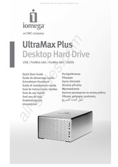 EMC Iomega UltraMax Plus Snel Aan De Slag