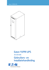 Eaton 93PM Gebruikers- En Installatiehandleiding