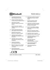 EINHELL 45.143.25 Originele Handleiding