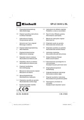 EINHELL GP-LC 36/40 Li BL Originele Handleiding