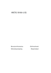 AEG ARCTIS 70190-5 GS Gebruiksaanwijzing