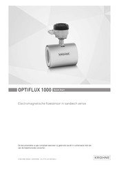 KROHNE OPTIFLUX 1000 Handleiding