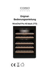 CASO DESIGN WineChef Pro 40 Originele Gebruiksaanwijzing