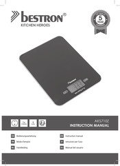 Bestron KITCHEN HEROES AKS710Z Handleiding