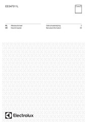 Electrolux EES47311L Gebruiksaanwijzing