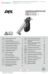 Skil F0150792 Series Originele Gebruiksaanwijzing