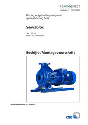 KSB Sewabloc Bedrijfshandleiding