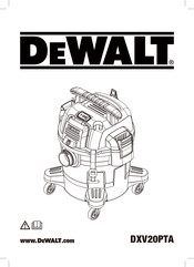 DeWalt DXV20PTA Vertaling Van De Originele Handleiding