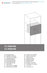 NEFF C1 KS61H0 Series Montagehandleiding