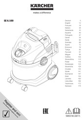 Kärcher SE 6.100 Originele Gebruiksaanwijzing