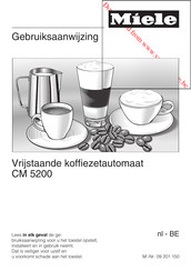 Miele CM 5200 Gebruiksaanwijzing