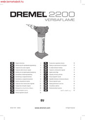 Dremel 2200 VERSAFLAME Vertaling Van De Originele Gebruiksaanwijzing