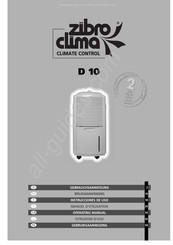 ZIBRO CLIMA D 10 Gebruiksaanwijzing