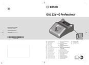 Bosch Professional GAL 12V-40 Oorspronkelijke Gebruiksaanwijzing