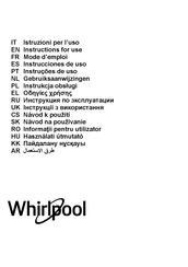 Whirlpool WHB92FUTX Gebruiksaanwijzingen