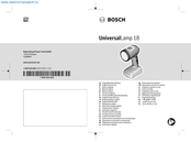 Bosch UniversalLamp 18 Oorspronkelijke Gebruiksaanwijzing