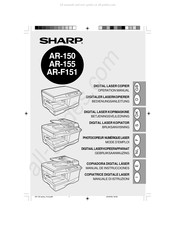 Sharp AR-150 Gebruiksaanwijzing