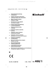 EINHELL 23.387.02 Originele Handleiding