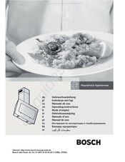 Bosch DWK09M760 Gebruiksaanwijzing