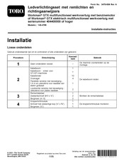 Toro 140-4785 Installatie-Instructies