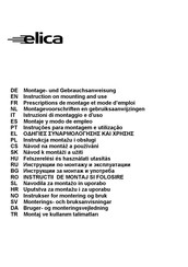 ELICA ZARINA RAIL ANBR/A/60 Gebruiksaanwijzingen