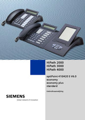 Siemens HiPath 4000 Gebruiksaanwijzing