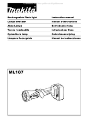 Makita ML187 Gebruiksaanwijzing