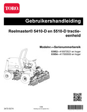 Toro 03954 Gebruikershandleiding
