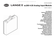HACH LANGE sc200 4-20 Gebruikershandleiding