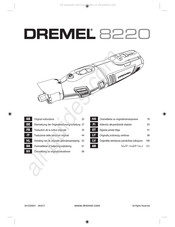Dremel 8220 Vertaling Van De Originele Gebruiksaanwijzing