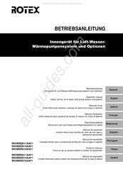 Rotex RKHBRD014AAY1 Gebruiksaanwijzing