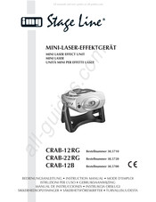 IMG STAGELINE CRAB-12RG Gebruiksaanwijzing