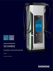 Siemens SICHARGE D 400 Bedieningshandleiding