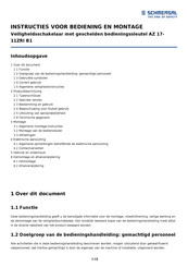 schmersal AZ 17-11ZRI B1 Instructies