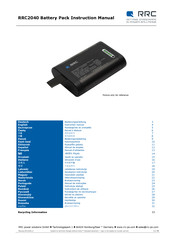 RRC RRC2040 Gebruiksaanwijzing