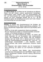 Isotronic 25166 Gebruiksaanwijzing