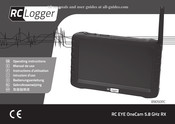 RC Logger RC EYE OneCam 5.8 GHz RX Gebruiksaanwijzing