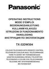 Panasonic TX-32DW304 Handleiding