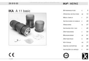 IKA A 11 basic Handleiding