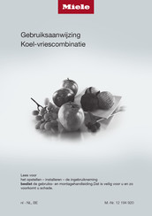 Miele KFN 4777 CD Gebruiksaanwijzing