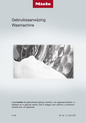 Miele WSD 023 Selection Gebruiksaanwijzing