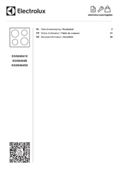 Electrolux KGS6404SX Gebruiksaanwijzing