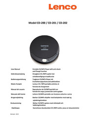 LENCO CD-201SI Gebruiksaanwijzing