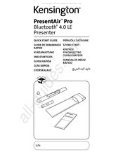 Kensington PresentAir Pro Snelstartgids