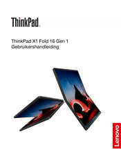 Lenovo ThinkPad X1 Fold 16 Gen 1 Gebruikershandleiding