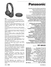 Panasonic RP-WH25 Gebruiksaanwijzing