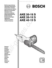 Bosch AKE 30-19 S Gebruiksaanwijzing